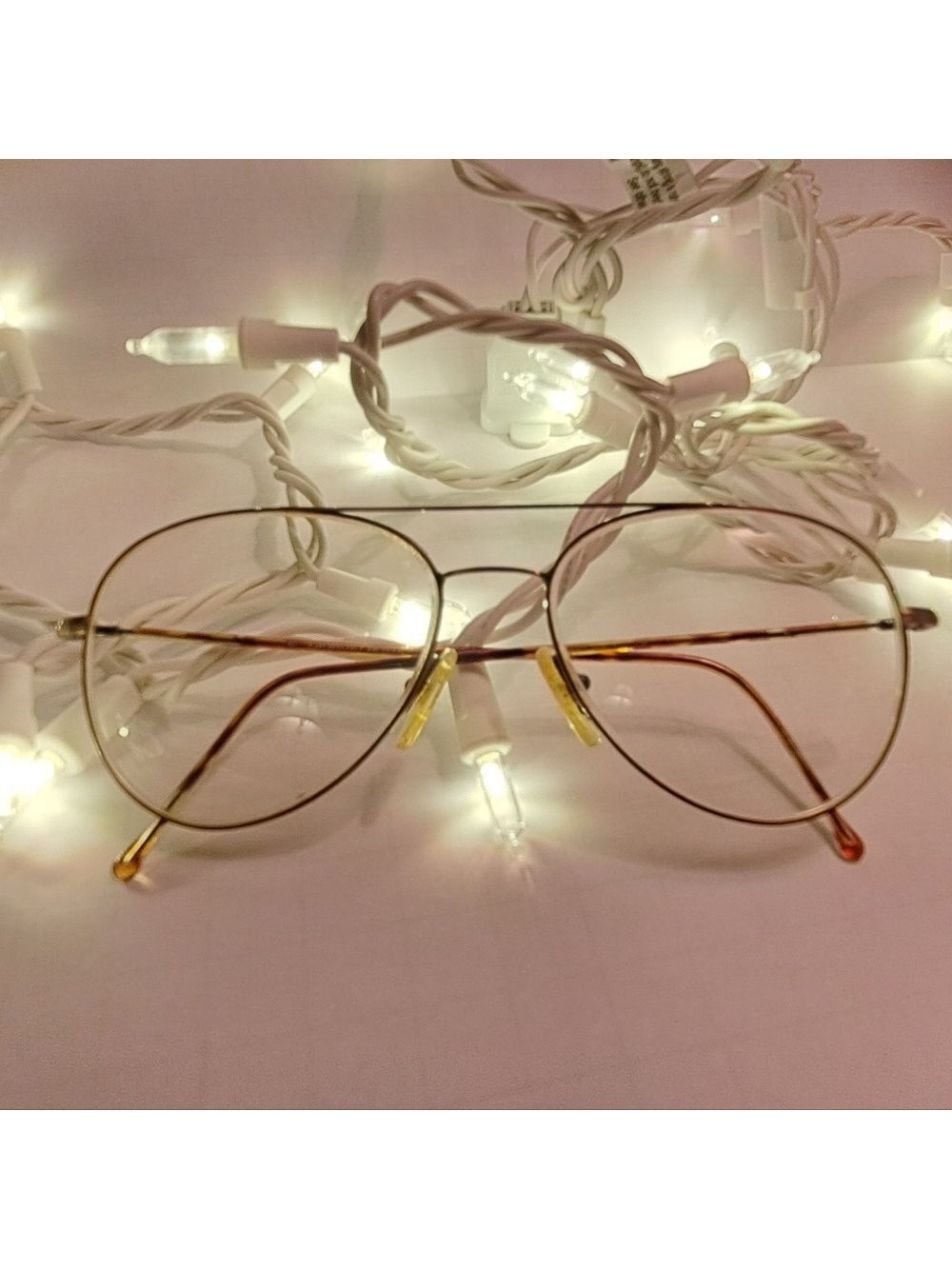 Giorgio Beverly Hills Gold Aviator Glasses Frames